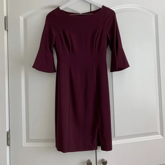 white house black market burgundy dress White House Black Market Women Strapless Dress SZ 8 Burgundy Party Formal